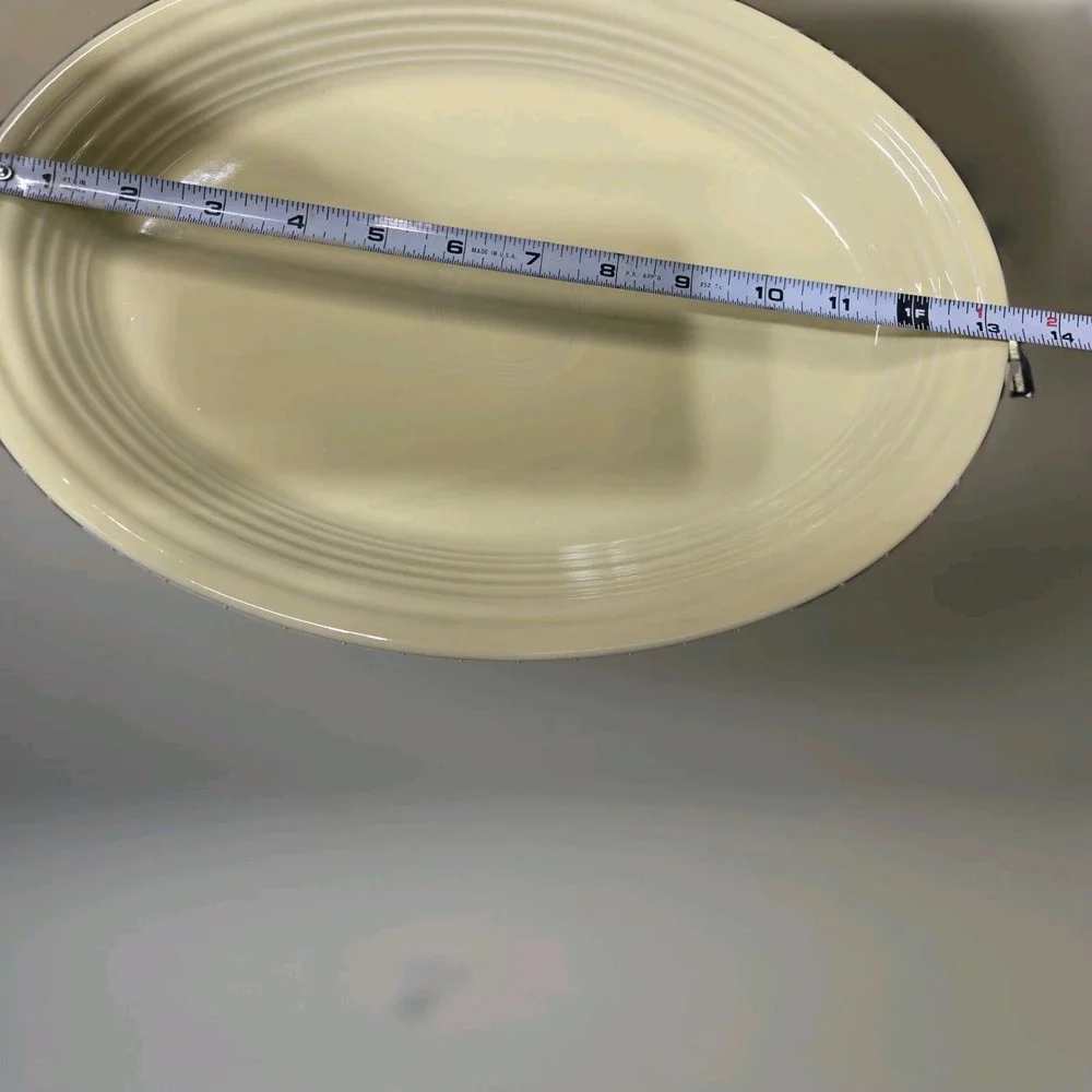 Fiesta HLC Yellow Large Oval Serving Platter 13.5